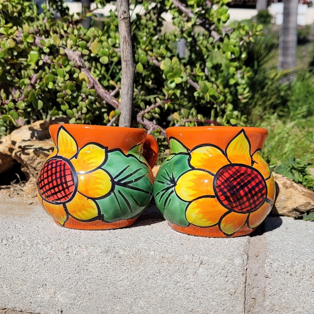 Mexican Talavera mugs